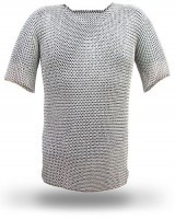 Chainmail Shirt Flat Riveted Chain Mail L Size 7mm