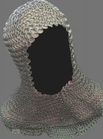 Stainless Butted Chainmail Coif RCM23