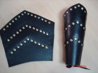 Medieval Greaves Leather Leg Braces RLG-04