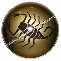 Steel Greek Scorpion Shield
