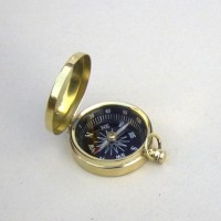 Pocket Compass, Black Dial