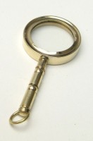 Miniature Brass Magnifying Glass