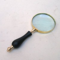 Handheld Magnifying Glass, Horn Handle