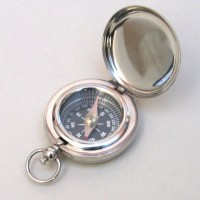 Dalvey Style Compass, Chrome Plated